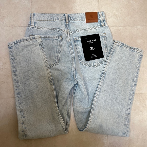 ANINE BING HIGH WAST SLIM ANKLE JEANS, NWT SIZE 26❗️FIRM PRICE❗️ - Picture 3 of 6